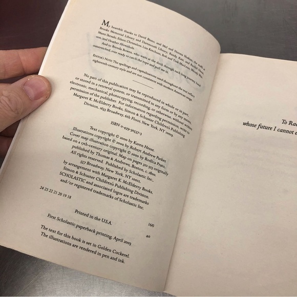 Stowaway by: Karen Hesse, paperback book - Picture 2 of 5